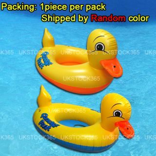 Inflatable Duck Baby Swim Seat Float Aid Safety 5 18M