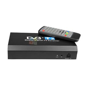 HD TV Tuner DVB T2 MPEG 4 Car Mobile Digital TV Receiver Antennas Remote