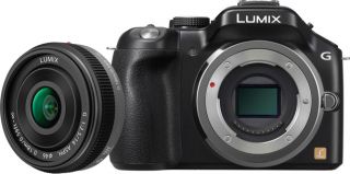Panasonic Lumix G5 Digital Camera with LUMIX14MM Aspherical Lens Black
