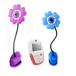 2 4G Wireless Digital Video Nursery Baby Monitor w 2 Daisy Flower Camera