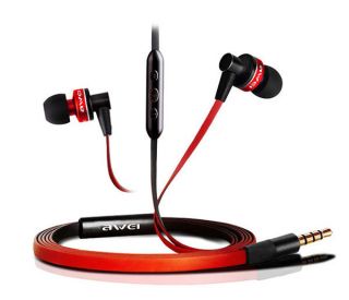 Red S90VI Hi Fi Stereo Earphone Headphone Headset Mic for iPhone Cell Phone 