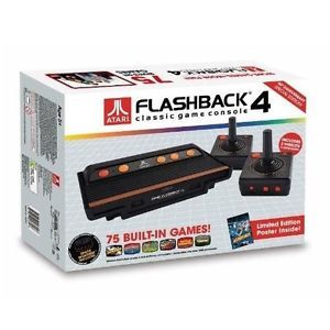 New Atari Flashback 4 Retro Classic Game System Console with 75 Built in Games