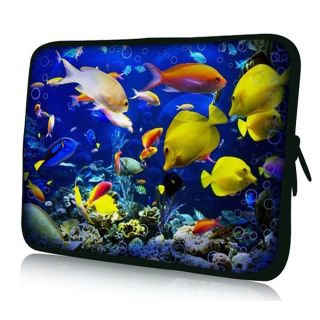 Fish 9" 10 inch 10 1" Sleeve Bag Soft Case Pouch for Netbook iPad Tablet Laptop