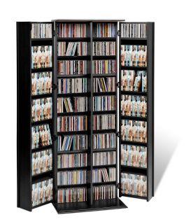 Prepac BLS 0448 Grande Locking Media Storage Cabinet with Shaker Doors