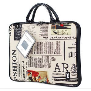 15 4" Laptop Bag Anti Shock Sleeve Case Bag Picasso Design Printing Strap New