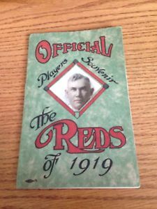 1919 Cincinnati Reds Official Players Souvenir Yearbook
