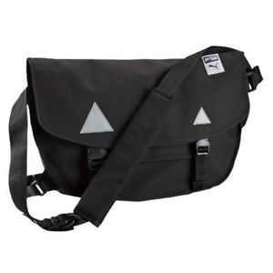 Puma Traction Courier Bag Black Shoulder Laptop Messenger Bag 069202 01