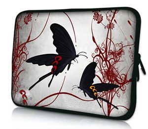 12 Black Butterfly Laptop Sleeve Bag Case For 11 6 inch ENVY X2 HP