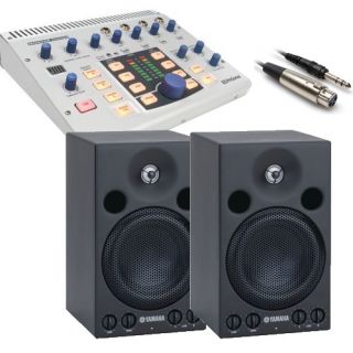 Monitor Station Package w/ Yamaha MSP3 Powered Monitors & HOSA Cables