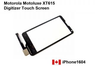 NEW OEM Motorola Motoluxe XT615 Digitizer Touch Screen Front Glass
