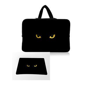 Black Leo 10 10 1 Laptop Netbook Tablet PC Sleeve Bag Case Cover Hide Handle