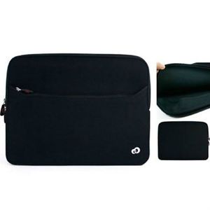 Black Soft Neoprene Notebook Sleeve Case for Sony Vaio Fit 14 14E Laptop 14 Inch