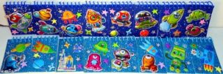 16 Alien Spaceships Mini Notebooks Party Favors Aliens Space UFO Rocket Cosmic
