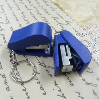 A0444 x UPICK Color Tool Office Supplies Staple Mini Keychain Key Ring Gift Bag