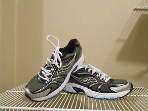 Mens Black Silver Saucony Oasis Running Training Shoes Size 9 5