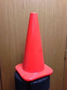 18" Orange Safety Traffic Cones 15 Pkg Wide Body Perfect for Soccer