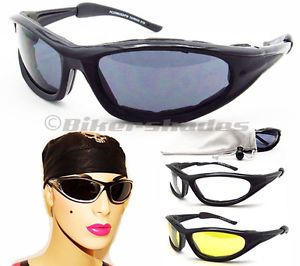 Women Lady Girl Foam Motorcycle Safety Polycarbonate Glasses Sunglasses Goggles