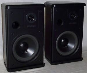 Advent Indoor Outdoor Mini Advent Speakers Matched Pair Excellent Condition