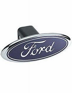 Trailer Hitch Cover Licensed Fits 1 1 4 2in Receivers Ford Logo Chrome Plated