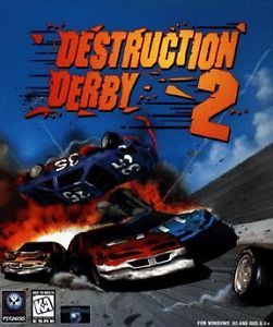 Destruction Derby 2 PC CD Race Dirt Track Demolition Stock Car Racing Racer Game