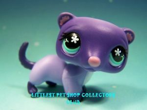 Littlest Pet Shop Cozy Care Center Purple Ferret Lot 482 Super RARE Brand New