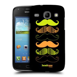 Head Case Moustache Design Snap on Back Case Cover for Samsung Galaxy Core I8260