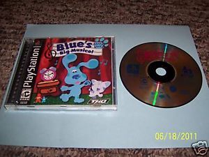 Blue's Clues Blue's Big Musical PlayStation Complete 074299280627