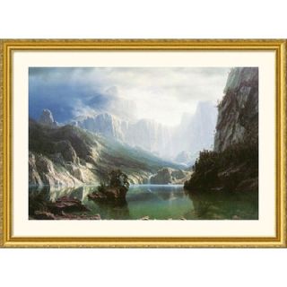 Great American Picture Sierra, Nevada Gold Framed Print   Albert Bierstadt