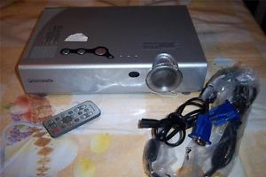 Panasonic PT LC76U LCD Projector with Remote VGA Cable