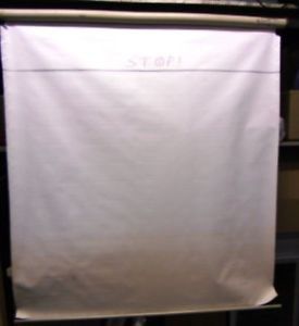 Knox 65 Series Projection Screen 74"X70" Used Projector Front Movie Vintage