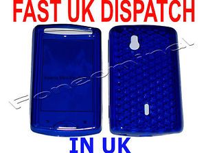 For Sony Ericsson Xperia Mini Pro SK17i SK 17I Front Back Gel Case Cover Blue