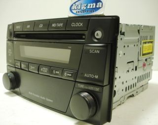 Mazda MPV Van 2002 2003 CD Player Radio 1168 w O Brackets Tested 57989G