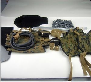 USMC Digital MARPAT ILBE Arcteryx Backpack Repair Kit Black Black New Gen 2