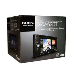 Sony XAV 62BT Double DIN Car Bluetooth DVD Receiver New