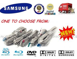 Samsung Home Theatre One Red Blue White Green Speaker Cable Lead Wire Connector