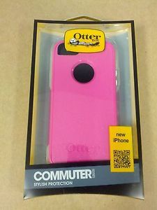 New Otterbox Commuter Pink Case for Apple iPhone 5 with Screen Protector