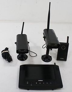 Uniden UDW20553 Wireless Security System Monitor w 3 Cameras as Is