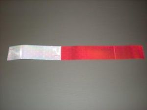 18" x 2" Dot Conspicuity Reflective Safety Marking Tape Truck Semi Trailer