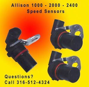 Allison LCT 1000 2000 2400 Transmission Speed Sensors Duramax Diesel 3 Pack