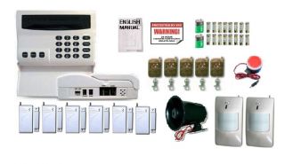 Wireless Home Security System House Alarm Auto Dialer ZAA 2 Sirens Very Loud