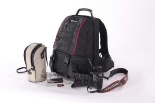 Professional Camera Backpack Rucksack 15'' Notebook Bags Canon Nikon Pentax DSLR