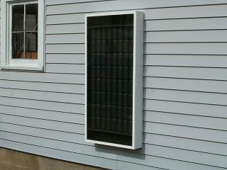 Solar Air Heater Unit Heating Panel System Kit 2000BTU