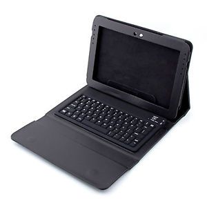 Leather Bluetooth Wireless Keyboard Stand Case for Samsung Galaxy Note 2 N8000