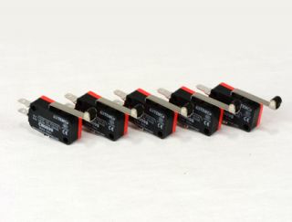 5 PC Temco Micro Limit Switch Long Roller Lever Arm SPDT Snap Action Home Lot