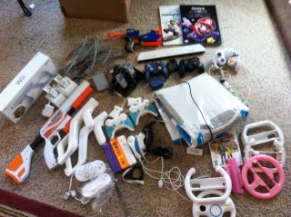 Wholesale Lot Nintendo Wii Accessories Wheels Wii Remotes Wheels Controllers Etc