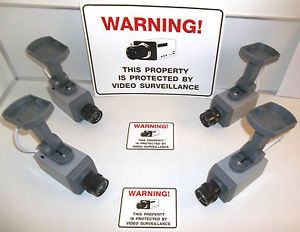 Lot of Fake Security Surveillance Zoom Camera LED Signs