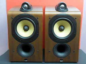 Matched Pair Bowers Wilkins 705 Speaker Jumper Walnut in Excellent Condition