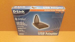Brand New SEALED D Link DWL 121 2 4GHz Wireless USB Adapter