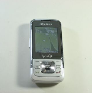 Samsung SPH M330 Camera Bluetooth CDMA Slider Phone Sprint C Stock 635753478877