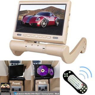 New 8 5" Car Central Armrest TFT LCD Monitor DVD Player w SD USB Game Function